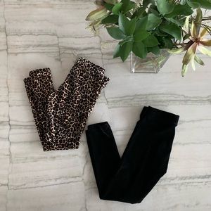 JCrew Girls Bundle: Stretch Velvet Leggings